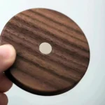 Wood Snail Coaster Set of 5 Wooden Cup Mat Snail Shaped Decoration Heat Resistant Drink Coasters - Image 3