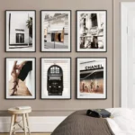 Nordic Cityscape Canvas Art - Elegant Wall Decor Print - Image 4