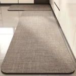 Rug for Kitchen Waterproof Floor Mat Pvc Leather Non-slip Foot Mats Oil-proof Long Carpet Solid Color Home Decoration Rugs 주방 카펫 - Image 2
