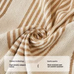 Chic Nordic Chenille Sofa Cover Set with Elegant Tassels - Image 6