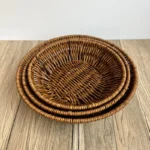 Supermarket Fruit and Vegetable Display Basket Dim Sum Basket Square Storage Basket Woven Fruit Basket Snacks Bread Snack Basket - Image 3