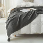 Knit Throw Blanket with Tassels Soft Bedspread Bed Cover Bohemia Blankets for Bed Sofa Covers - Image 3