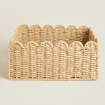 Paper Rope Woven Storage Basket Large Capacity Household Clothes Sundries Desktop Snacks Toys Tidy Kitchen Storage Basket - Image 3