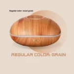 Fire Flame Wood Grain Aroma Diffuser - Soothing Mist & Style - Image 6