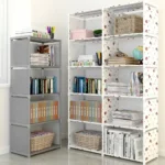Portable Bookshelf Multi-layer DIY Easy Assembly Bookcase Multi-layer Decor Storage bookshelves Debris Rack Shelf Organizer - Image 2