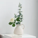 Simple Ceramic Vase Creative Jug Decorative Office Dried Flowers Organizer French Living Room Desktop Ornaments Home Decoration - Image 2