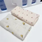 Baby Swaddle Wrap Cotton Muslin Blankets for Newborn Babies Accessories Infant Receiving Blanket Swaddle Soft Gauze Bath Towel - Image 6