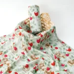 HappyFlute New One Piece Digital Print Bamboo Cotton 2 Layers Super Soft Muslin Swaddle High Quality Wrap For Newborn Blanket - Image 5