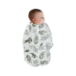 100% Cotton 120*110cm 2 Layers Newborn Baby Bath Towel Wrap Muslin Swaddle Blankets - Image 4