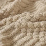 Khaki Gift Knitted Blanket with Tassels Chunky Vintage Luxury Farmhouse Throw Bedspread Oversized Blanket Cover Manta Para Sofa - Image 2