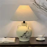 BERTH Contemporary Ceramic Table Lamp American Retro Creativity Living Room Bedroom Study Villa Hotel Homestay Desk Light - Image 5