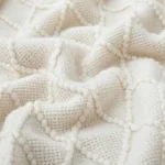 European Minimalist Diamond Pattern Acrylic Knitted Blanket, Sofa Bed Cover All Season Couch Throw Arrival Lightweight Bedspread - Image 6