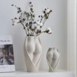 Decorative vases for flowers modern flower vase decoration home room decor nordic ceramic vase dried flower pots art plant pot