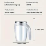 Effortless Magnetic Mixing Cup - Stylish Travel Companion - Image 6