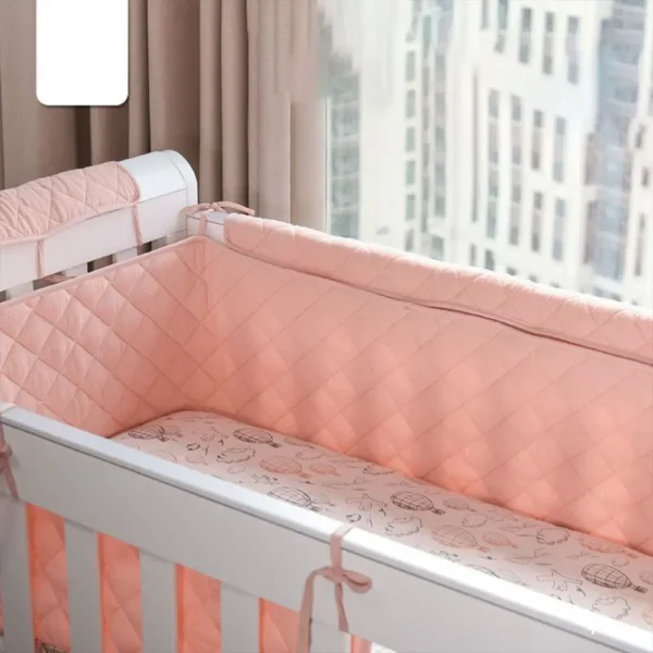 Strip Cot Protector Security Protection Cotton Newborns Bedding Decor Baby Crib Bumper Cot Bumpers Crib Around Cushion