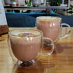 1pc 250ml Premium Double-Walled Borosilicate Glass Coffee Mug with Handle Perfect for Family, Christmas Birthday Party - Image 3