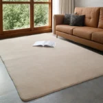 VIKAMA Solid Color Coral Velvet Rug Comfortable Soft Living Room Bedroom Rug Children's Play Mat Rectangular Home Decor - Image 6