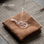 Elegant Cotton Linen Tea Towel for Stylish Tea Ceremonies - Image 3