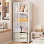 Open Closets Storage Locker Armoire Wardrobe Closet Folding Clothes Cabinet Dressing Rooms Dressers Bedroom Furniture Assembly - Image 3