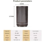 Tuya WiFi Humidifier Essential Aroma Oil Diffuser Smart Home Ultrasonic 200ml Air Humidifier Mist Maker for Alexa Google - Image 3
