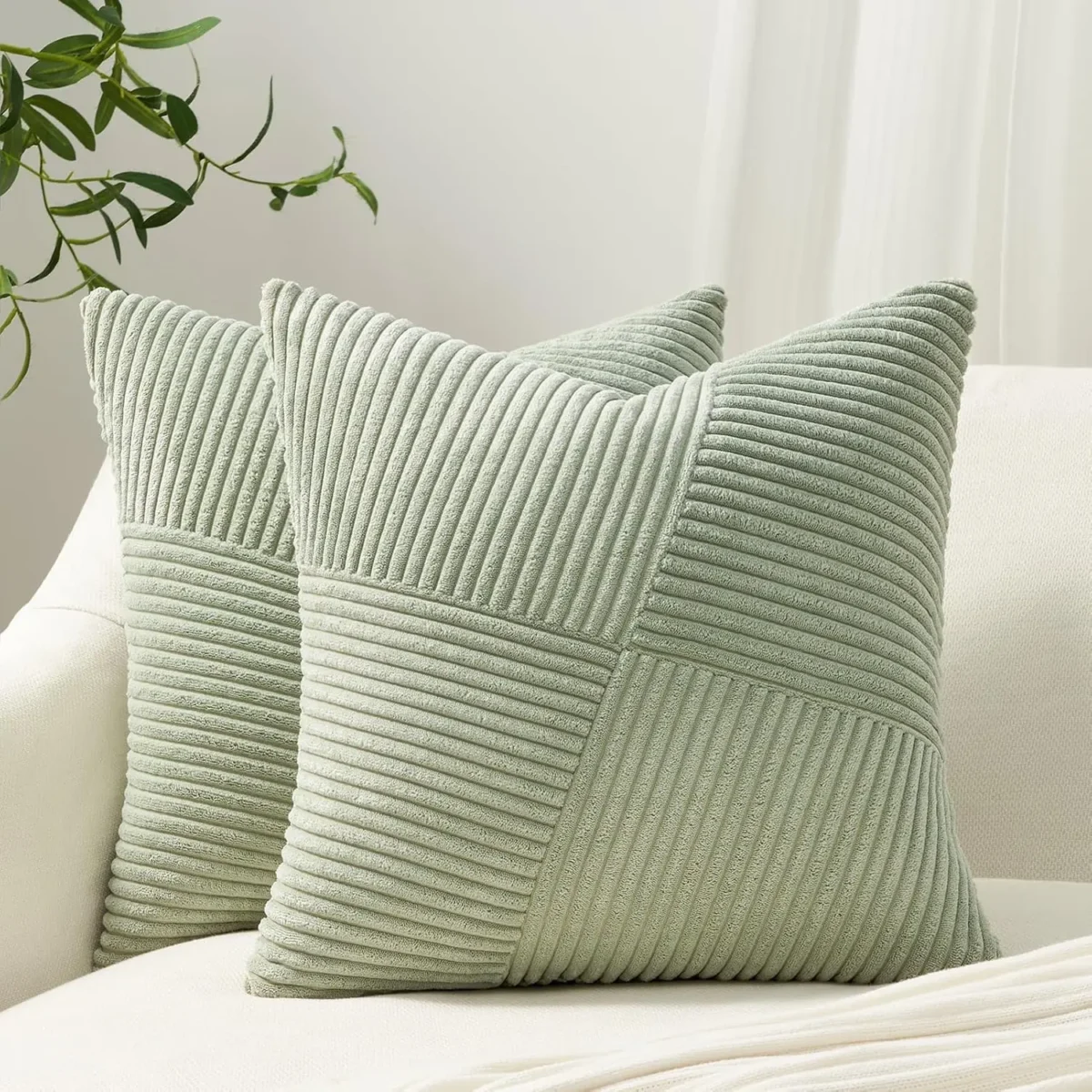 2025 New Spring Decorative Throw Pillow Covers Corduroy Boho Windmill Textured Cushion Cover 45x45CM Pillowcases Home Decor - Image 2