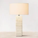 Modern simple light luxury decorative stone table lamp Nordic ins style designer creative retro bedside decorative lamp - Image 3