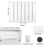 Stone Drying Mat Foldable Stone Dish Drying Mat Nonslip Stone Drying Pad Reusable Dish Drainer Mat Stone Kitchen Drying Mat - Image 4