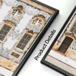 Portugal European Travel Landscape Poster Neutrals Print Canvas Painting Wall Art Picture for Living Room Home Decor Frameless - Image 5