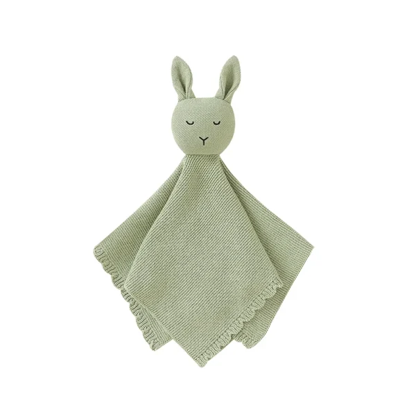 Soft Cotton Gauze Baby Security Blanket Soothe Appease Towel Brand Infants Comfort Sleeping Nursing Teething Bibs Knit Facecloth