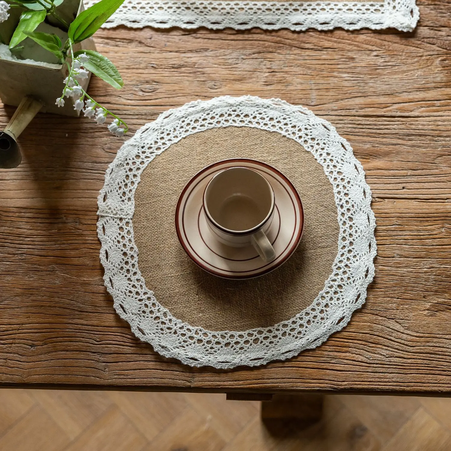 2 PCS Braided Placemats Heat Resistant Jute Table Mats Farmhouse Woven Fabric Natural Place Mats for Decorations Indoor Outdoor 6 kf Sbd08db8985b94bdf854defb5f5a7bc2fX