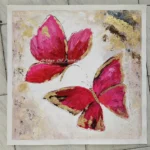 Arthyx Hand Painted Butterfly Animal Oil Painting On Canvas Moderen Abstract Pop Art Wall Pictures For Kids Room Home Decoration - Image 5