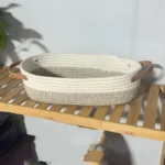 Professional Cotton Rope Sorting Basket Desktop Miscellaneous Accessories Jewelry Storage Basket Snacks Placement Basket - Image 2