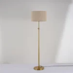 Living Room Floor Lamp Bedroom Bedside Sofa Nordic Creative American Postmodern Simple Gold Fabric Vertical Desk Lamp