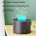 Soothe Your Space: Flame Aromatherapy Humidifier Diffuser - Image 4