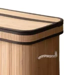 Large Laundry Basket Laundry Hamper Tall Freestanding Organizer with Lid Clothes Hamper Storage Basket for Living Room Dorm - Image 5