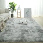Gray Carpet for Living Room Plush Rug Bed Room Floor Fluffy Mats Anti-slip Home Decor Rugs Soft Velvet Carpets Kids Room Blanket