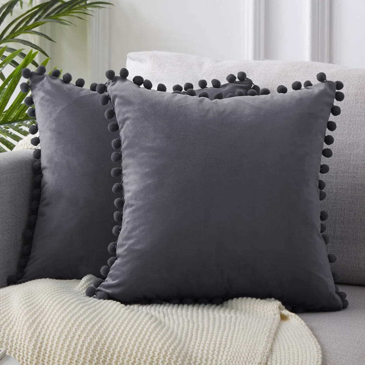 Home Velvet Cushion Cover Decor Soft Decorative Pillow Case Covers Room Decoration Sofa Pillowcases Big30×50 45×45 50X50 65X65cm - Image 3