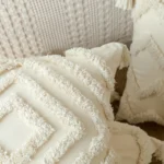 Cotton Tufted Cushion Cover With Tassel Retro Living Room Decorative Pillow Cover For Sofa Home Decor 30x50,45x45cm Pillowcase - Image 6