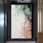 Vibrant Hand-Painted Acrylic Abstract Wall Art for Modern Spaces - Image 2
