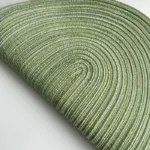 1/6/10pcs 35x50cm Big Oval Braided Placemats Natural Woven Table Mats for Dining Table Place mats Blue Khaki Cream 식탁매트 Салфетки - Image 6