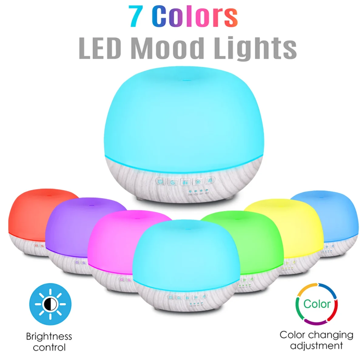 Smart Wi Fi Essential Oil Diffuser | 500 Ml With Alexa &Amp; Led Colors - Image 5