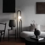 Wabi sabi wood floor lamp Creative LED arc floor lamp for Living Room Bedroom Beside Sofa Japanese retro Ambient Vertical Lamp - Image 4