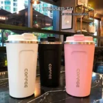 Travel-Ready Stainless Steel Mug – Hot & Cold Drinks for Hours