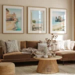 Amalfi Coast Serenity: Vibrant Landscape Wall Art Print - Image 4