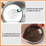 16oz Thermal Mug Coffee Cup with Lid Stainless Steel Insulated Mug Drinkware Double Wall Coffee Tumbler Handle Heat-resistant - Image 5