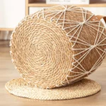 Rattan Storage Basket Living Room Flower Pot Home Decor Durable Net Pocket Pot Outdoor Lawn Decoration - Image 5
