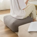 Japanese Style Circle Fleece Velvet Cushion Cover Pouf Meditation Cushion Modern Futon Balcony Tatami Mats Unstuffed Cushion - Image 5