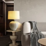 FAIRY Nordic Ceramic Brass Table Lamp - Modern Art LED Creative Desk Light for Living Room Bedroom Study - Image 5
