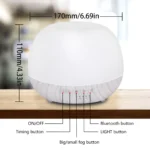 Smart Wi Fi Essential Oil Diffuser | 500 ml with Alexa & LED Colors - Image 6