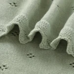 Baby Knitted Blankets Cotton 90*70cm Newborn Boy Girl Swaddle Wrap Best Comfort All Seasons Infant Unisex Stroller Bedding Cover - Image 4